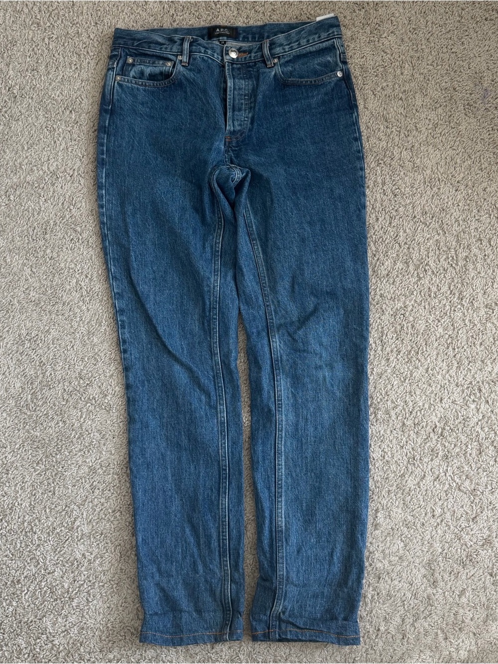 APC Low Standard Medium Wash Denim Jeans